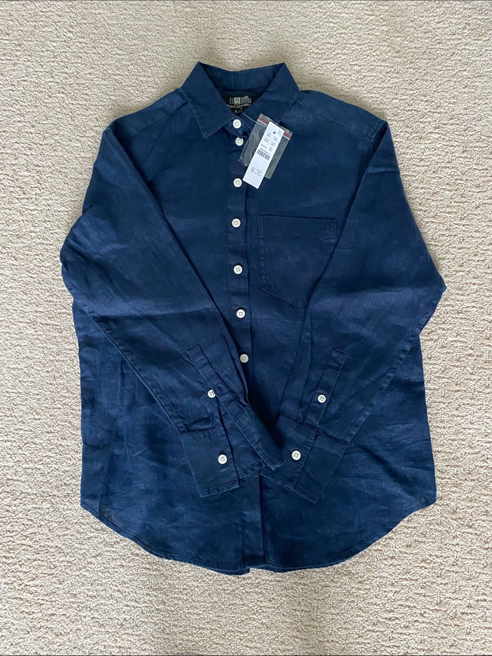J. Crew Petite Garçon Classic Shirt in Baird McNutt Irish Linen